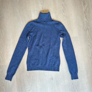 Ralph Lauren Women’s black label 100% cashmere turtleneck navy size small